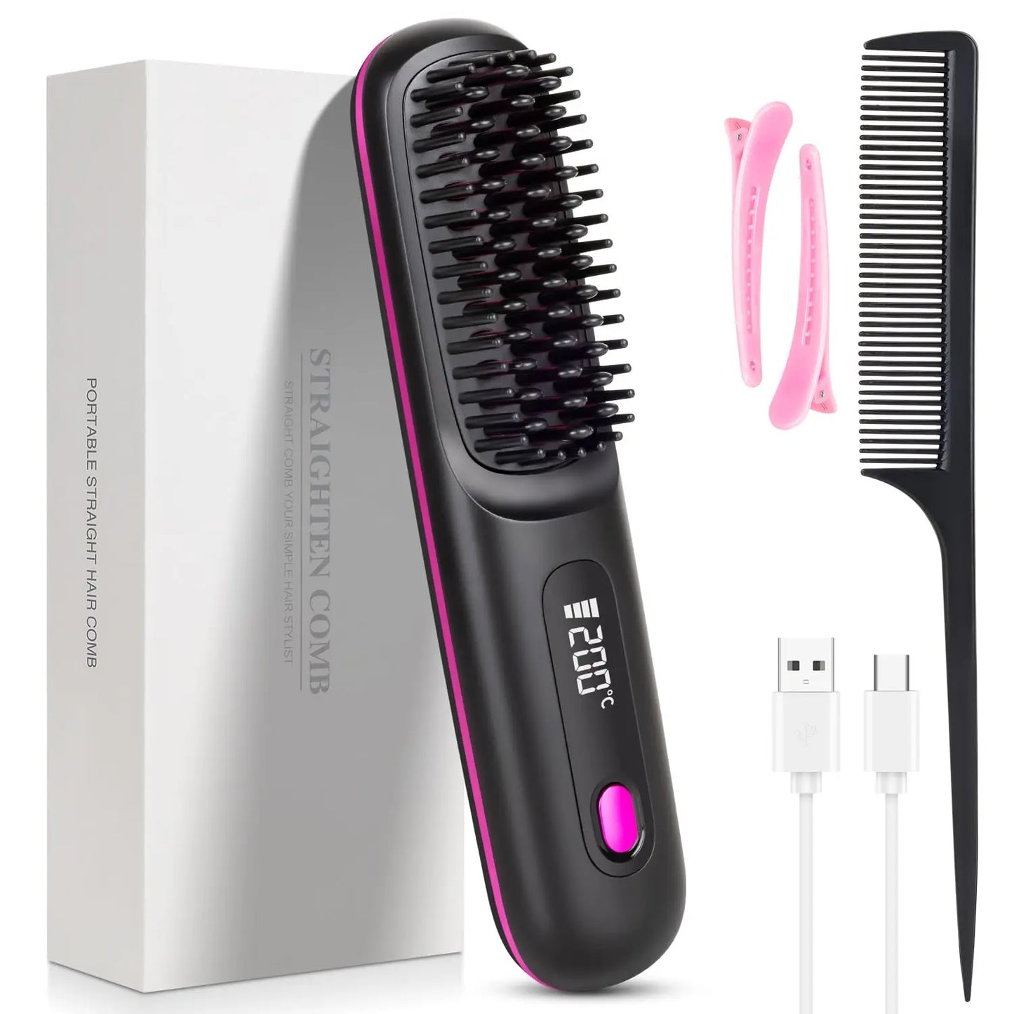 Hair Straightener Brush
