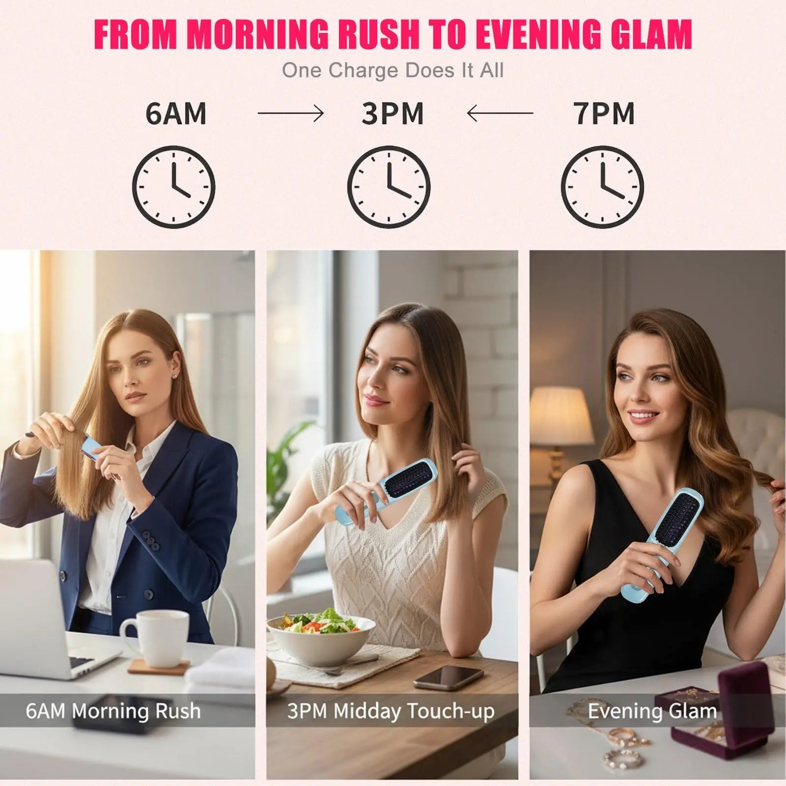 Hair Straightener Brush