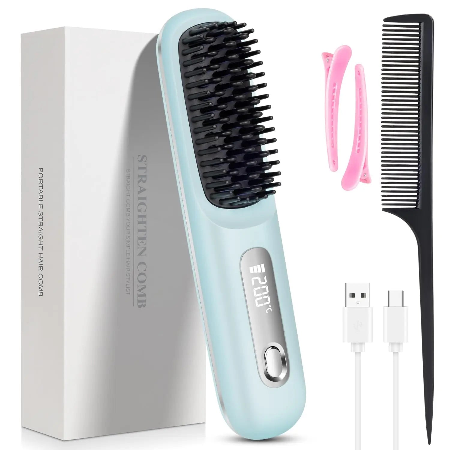 Hair Straightener Brush