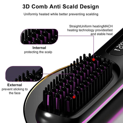 Hair Straightener Brush